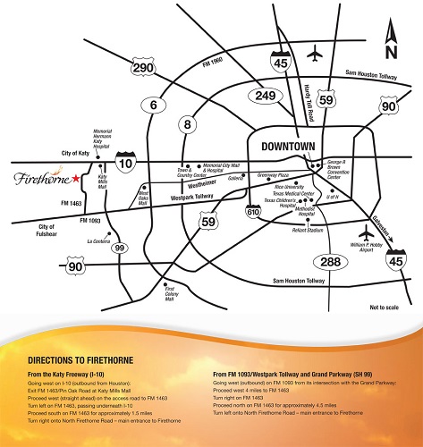firethorne directions map
